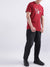 True Religion Red Logo Regular Fit T-Shirt