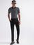 Lindbergh Men Black Solid Slim Fit Trouser