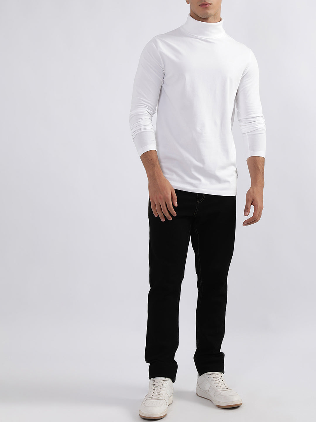 Lindbergh White Fashion Slim Fit T-Shirt