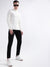 Antony Morato Men White Solid Round Neck Sweater