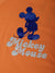 Blue Giraffe Boys Orange Solid Round Neck TShirt