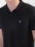 Gant Black Original Slim Fit Pique Polo T-Shirt