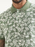 Gant Green Floral Print Regular Fit Pique Polo T-Shirt