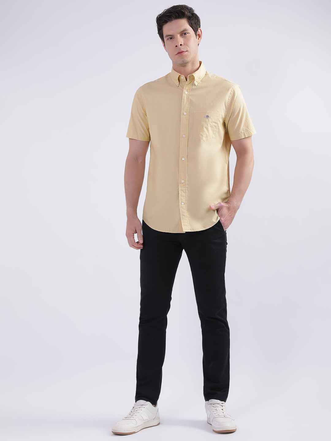 Gant Yellow Fashion Regular Fit Shirt