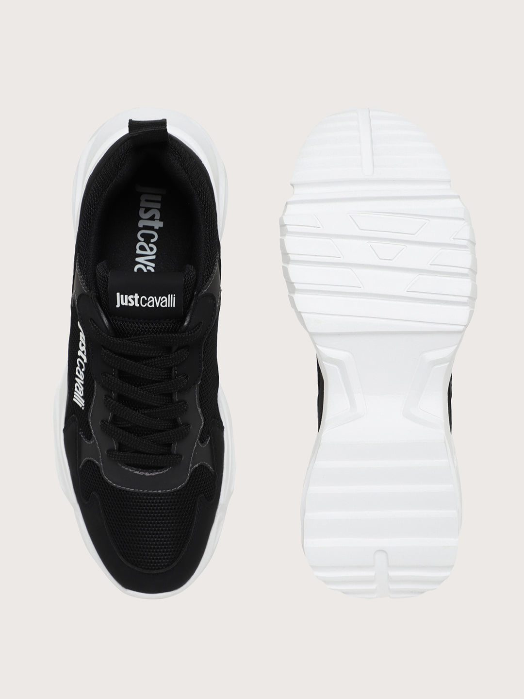 Shop Just Cavalli Men Black Sneakers Online – Iconic India