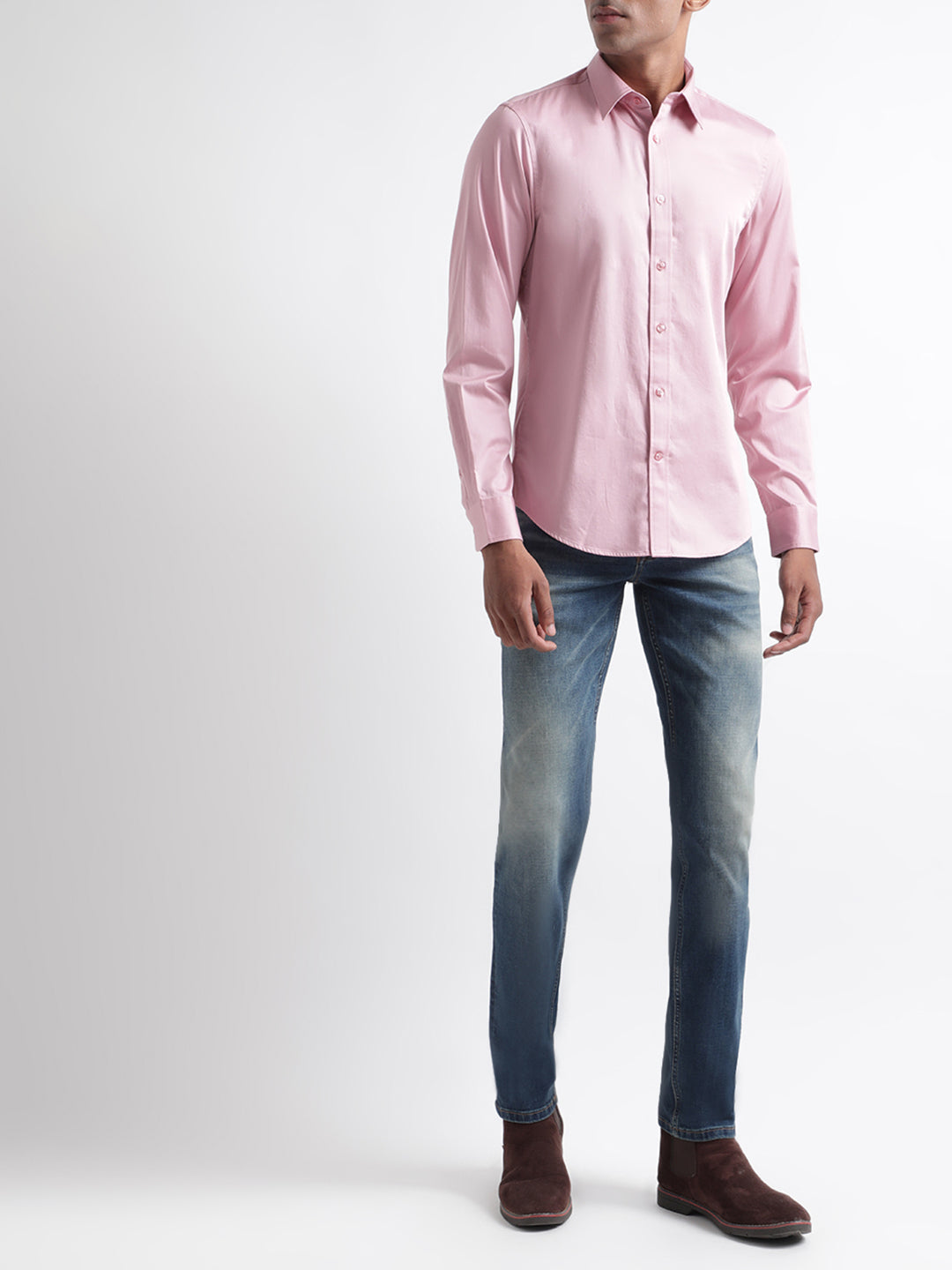 Iconic Pink Slim Fit Shirt