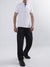 Gant White Contrast Pique SS Rugger Slim Fit Polo T-Shirt