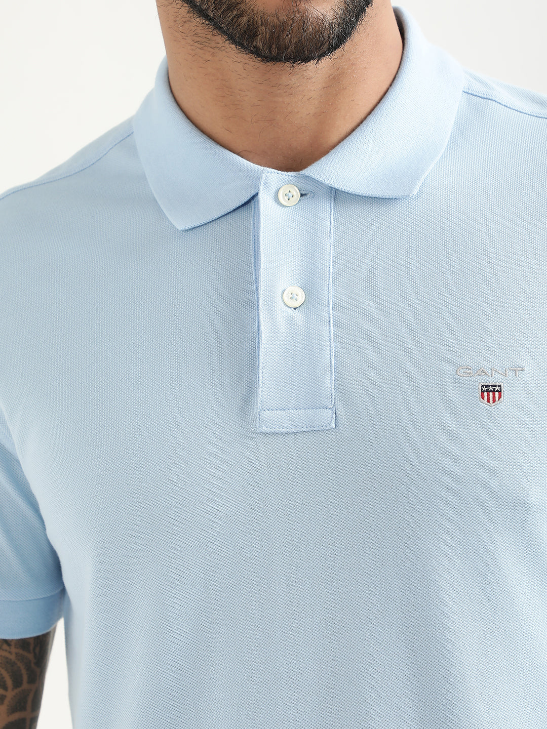 Gant Blue Slim Fit Polo T-Shirt