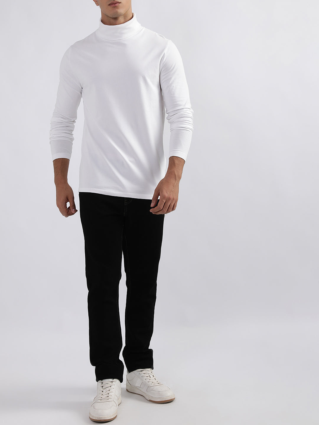 Lindbergh White Fashion Slim Fit T-Shirt