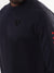 True Religion Men Blue Solid Round Neck Sweatshirt