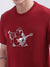 True Religion Red Logo Regular Fit T-Shirt