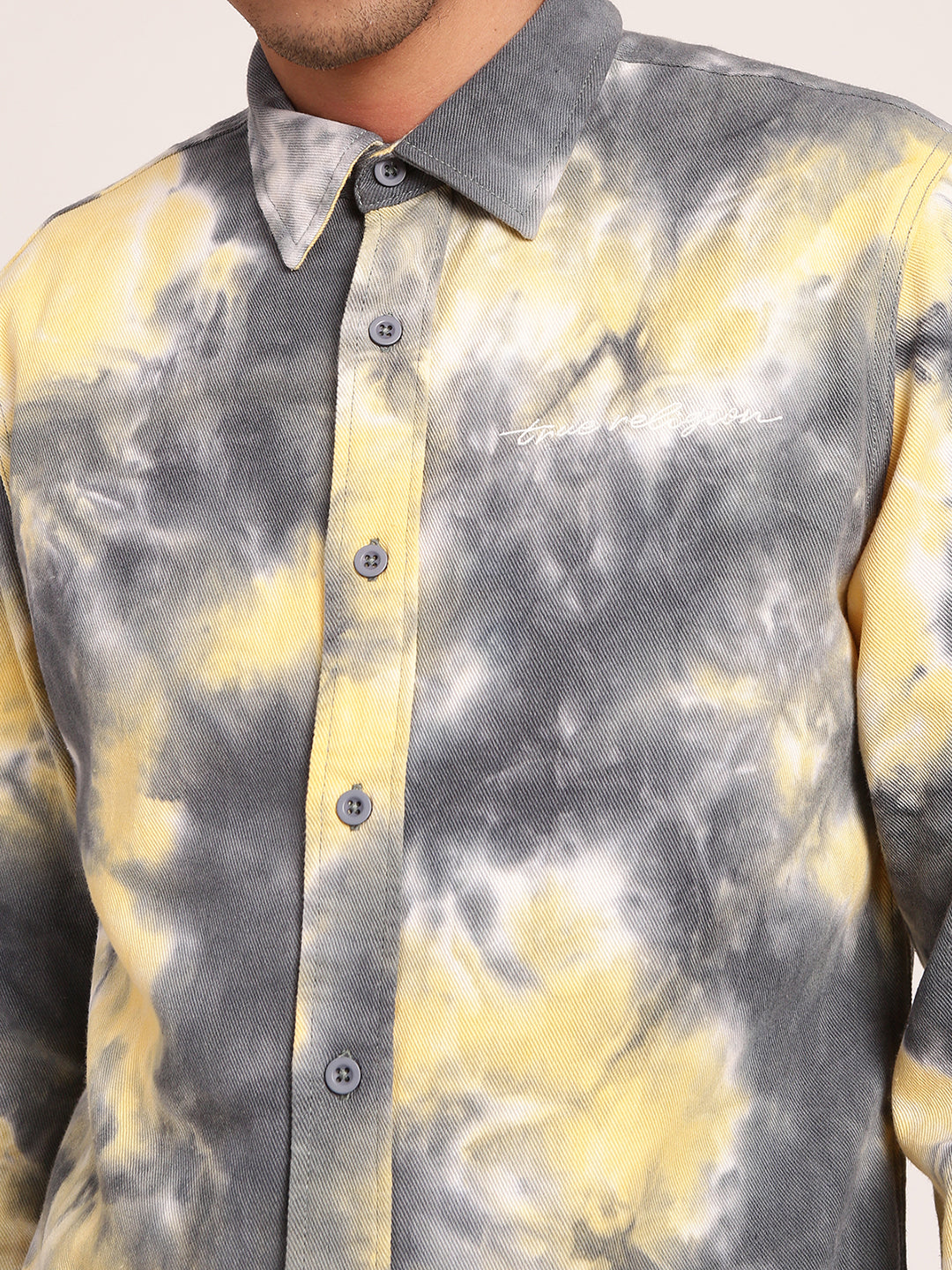 True Religion Multi Color Tie-Dye Regular Fit Shirt