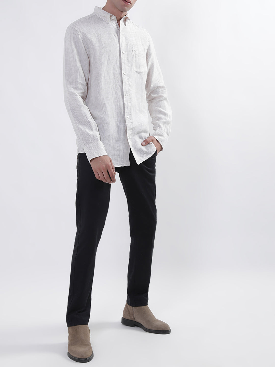 Gant Sand Striped Regular Fit Shirt