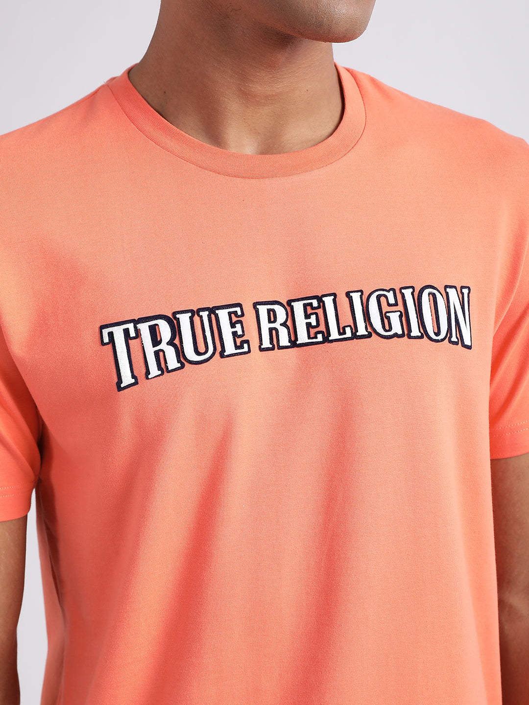 True Religion Coral Logo Regular Fit T-Shirt