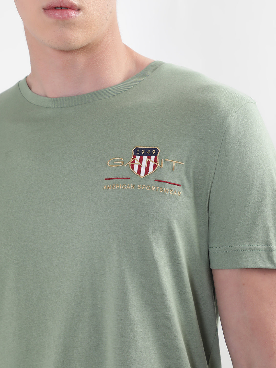 Gant Green Archive Shield Logo Regular Fit T-Shirt