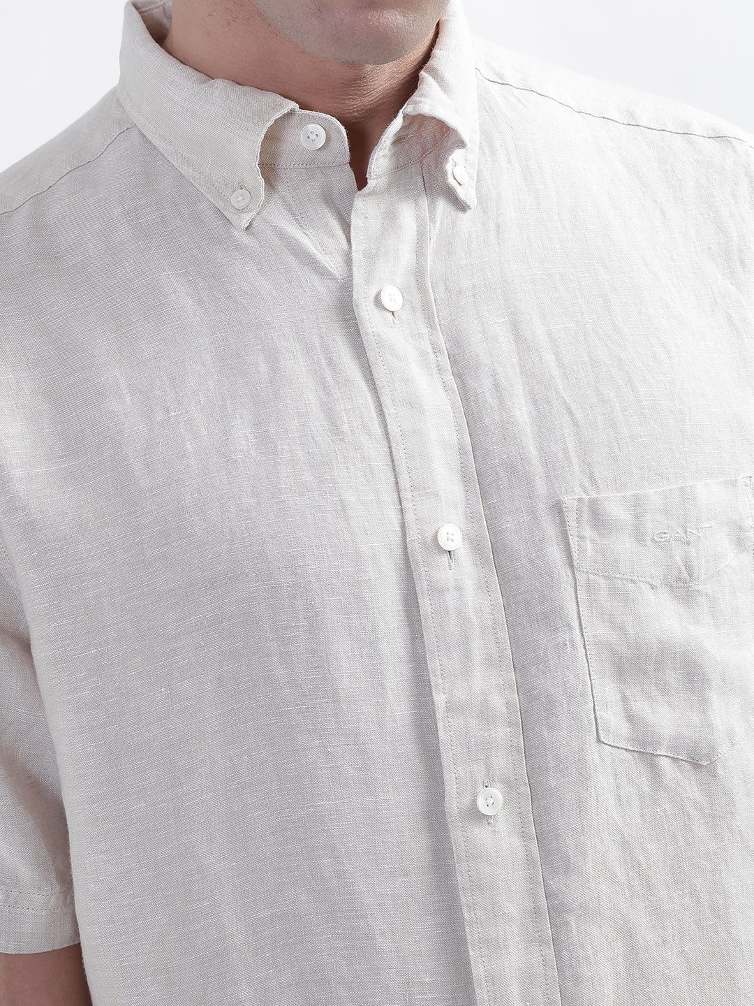 Gant Beige Regular Fit Shirt