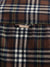 Iconic Men Brown Checked Spread Collar Full Sleeves Shirt