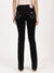 True Religion Women Black Solid Straight Fit Jeans