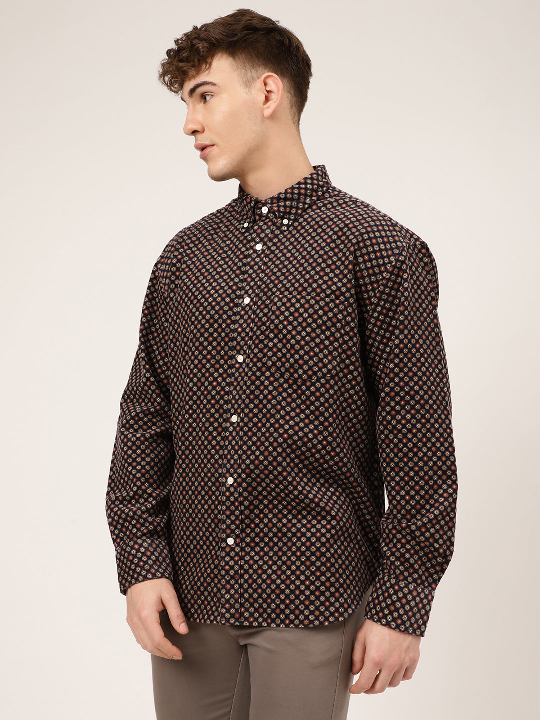 Gant Multi Printed Regular Fit Shirt