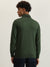 Gant Men Green Solid Round Neck Sweater