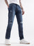 True Religion Men Blue Solid Slim Fit Jeans