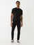 True Religion Men Black Solid Super Skinny Jeans