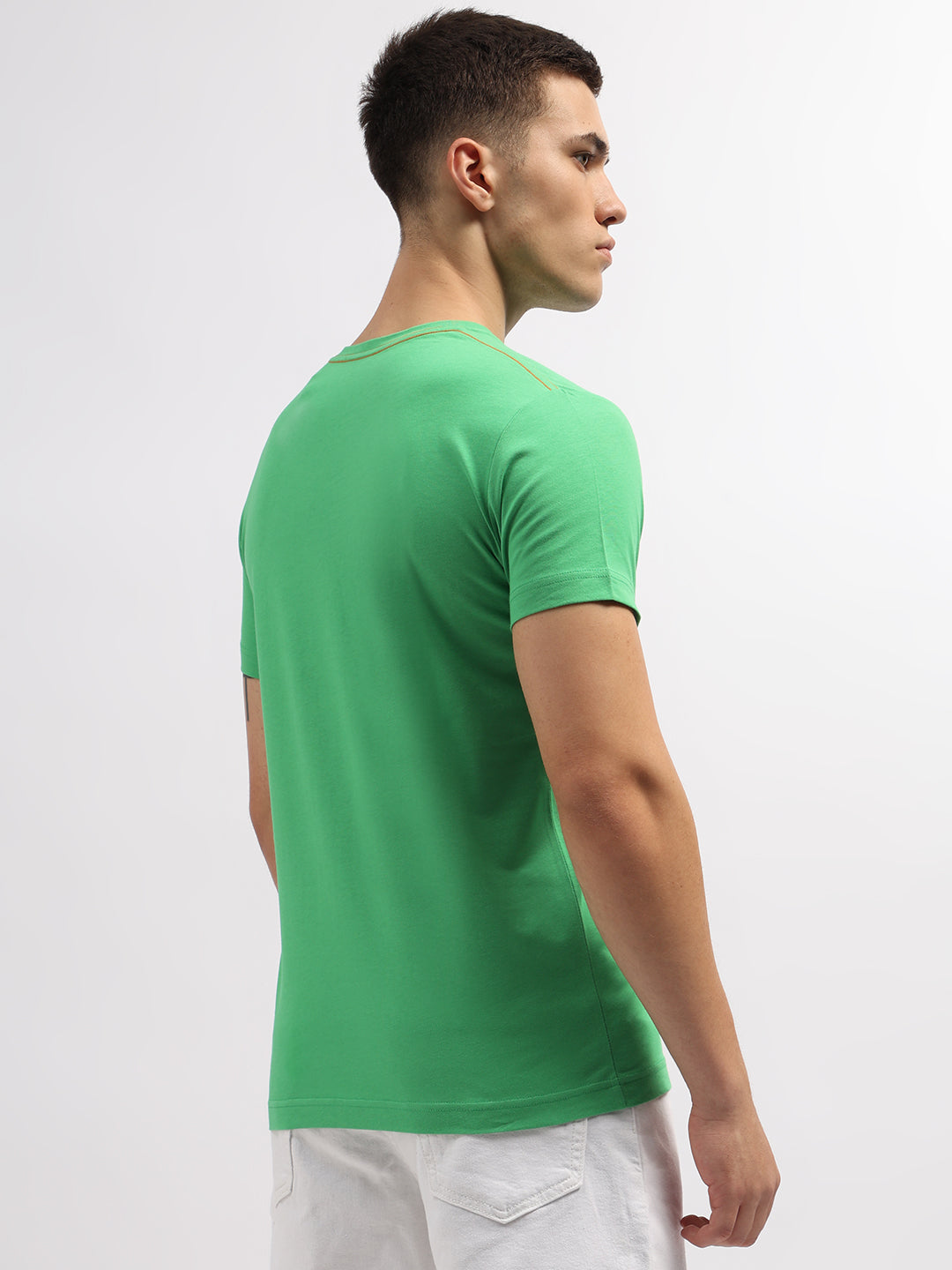 Gant Green Contrast Logo Regular Fit T-Shirt