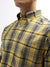 Gant Yellow Fashion Checked Regular Fit Shirt