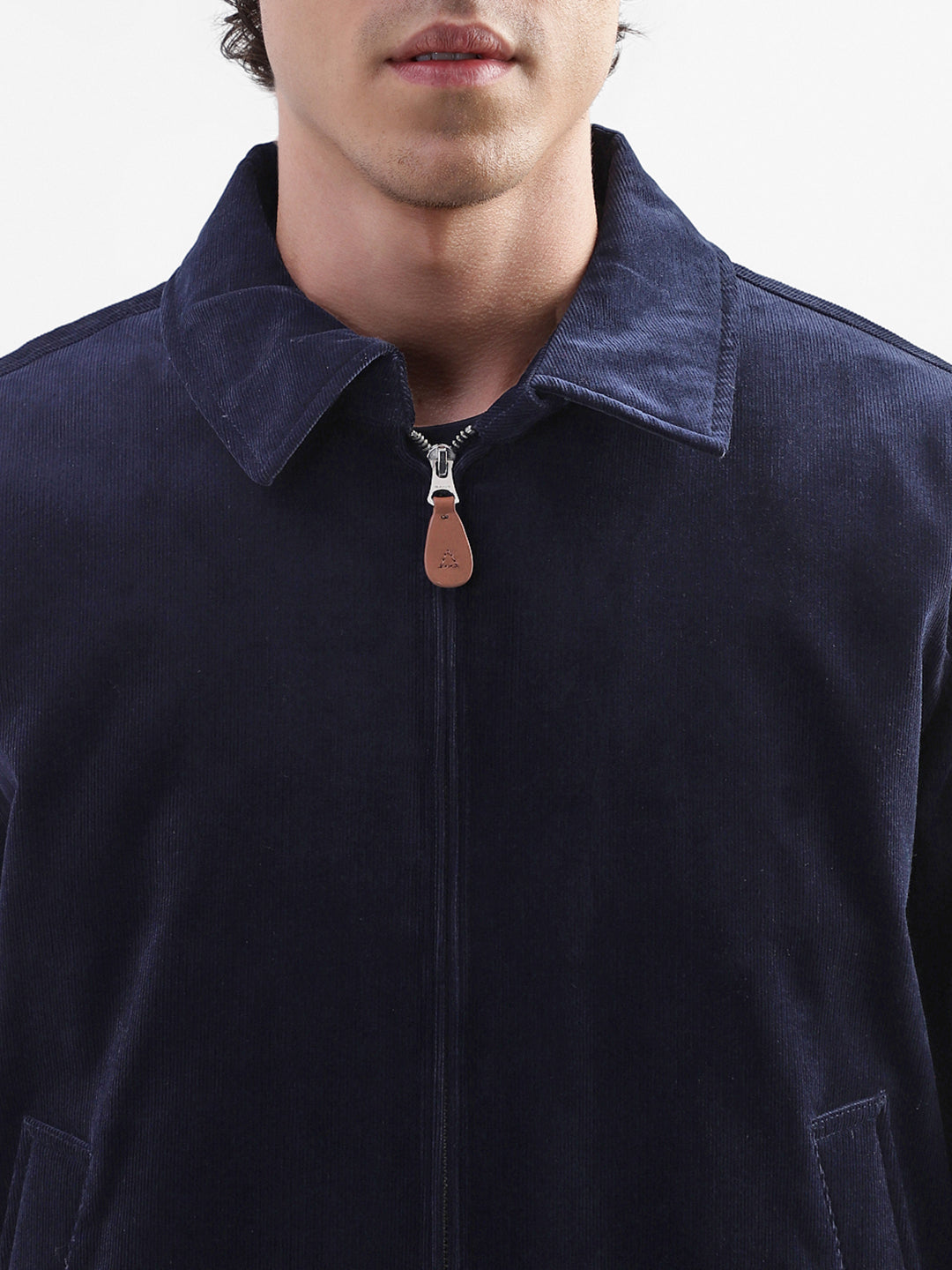 Gant Men Blue Solid Collar Jacket