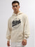 Gant Men Cream Printed Hooded Sweatshirt