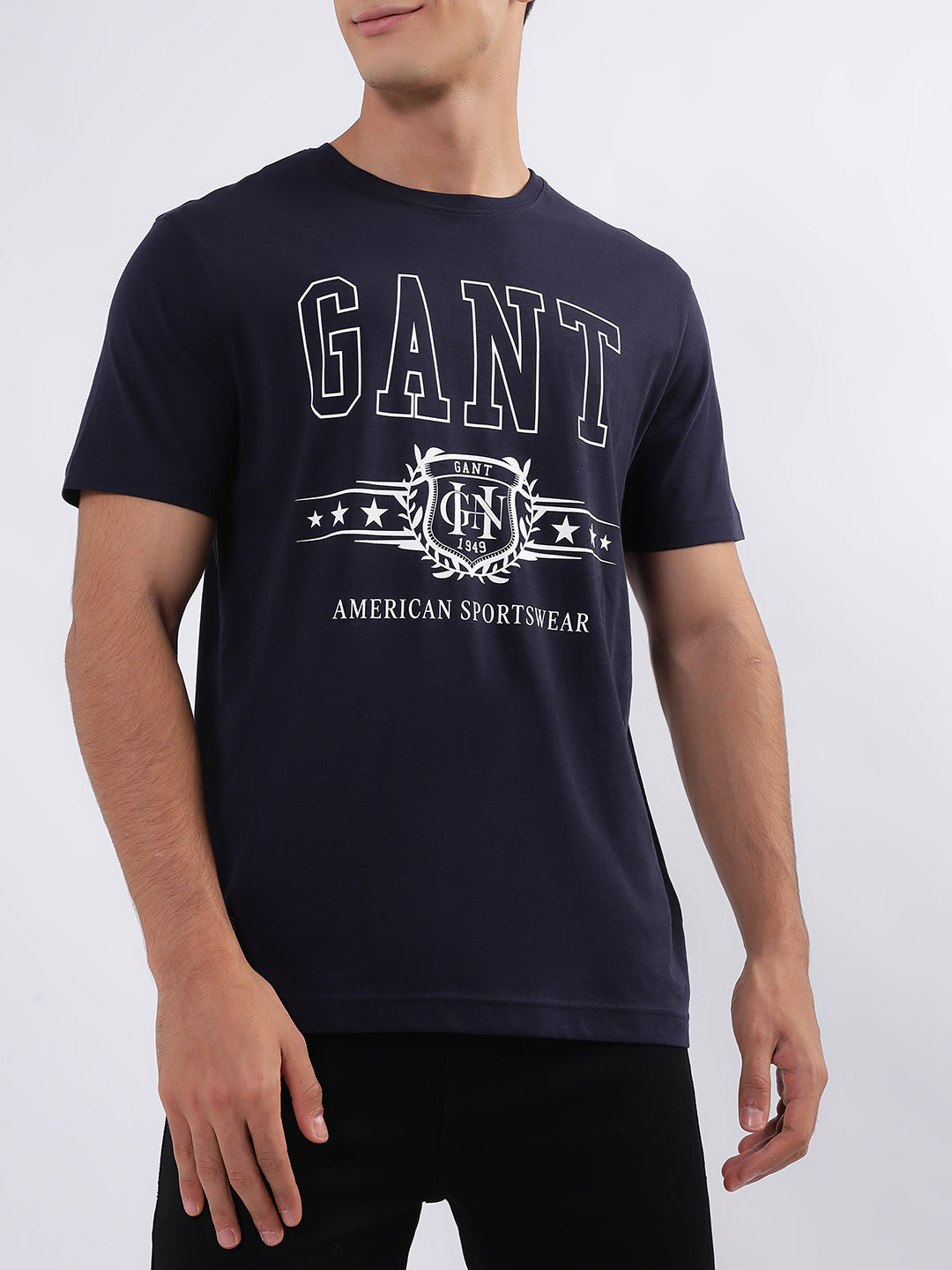 Gant Blue Logo Regular Fit T-Shirt