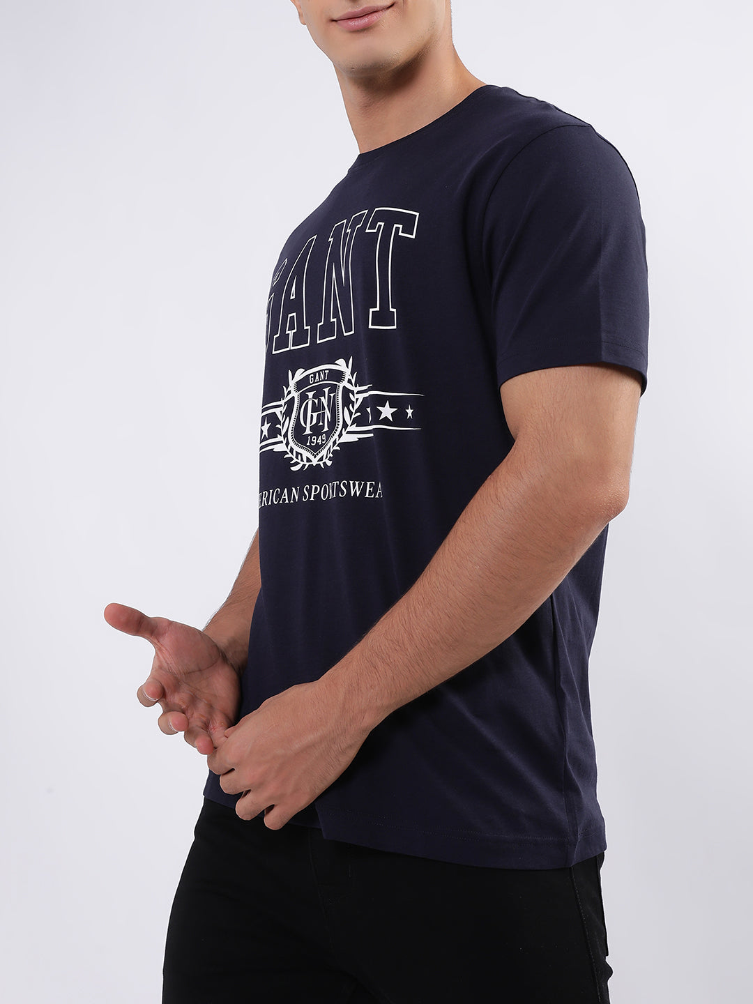 Gant Blue Logo Regular Fit T-Shirt