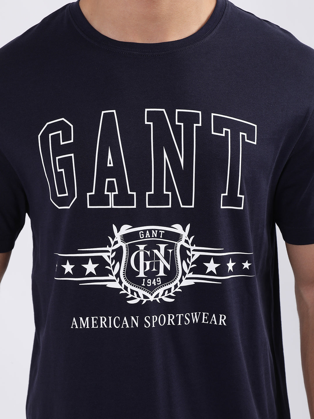 Gant Blue Logo Regular Fit T-Shirt