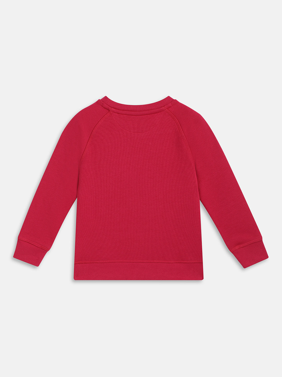 Gant Boys Pink Solid Round Neck Sweatshirt