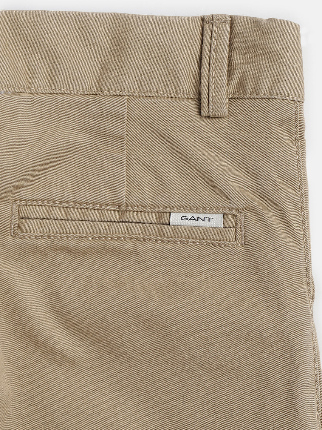 Gant Boys Beige Solid Regular Fit Trouser