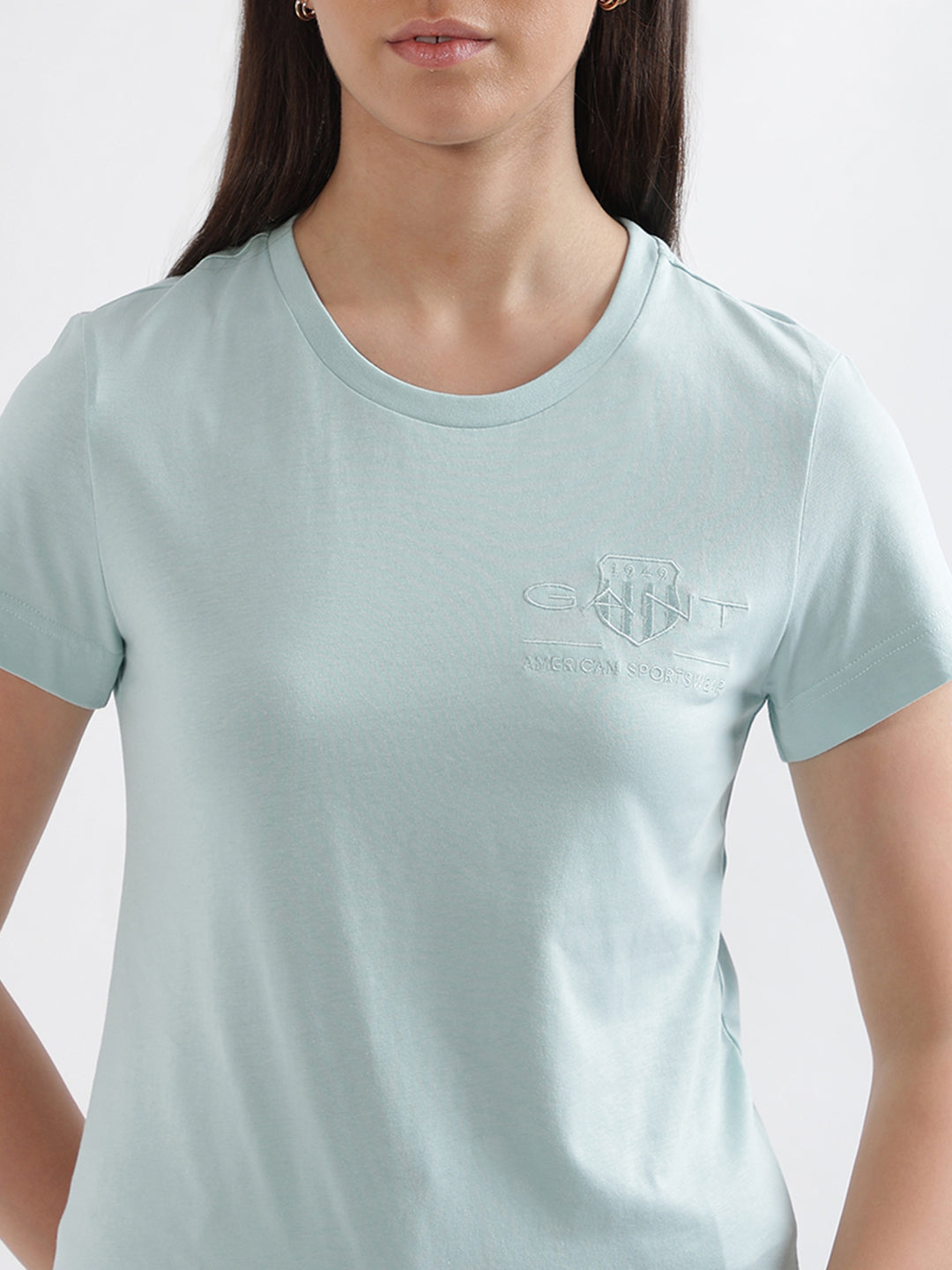 Gant Light Blue Regular Fit T-Shirt