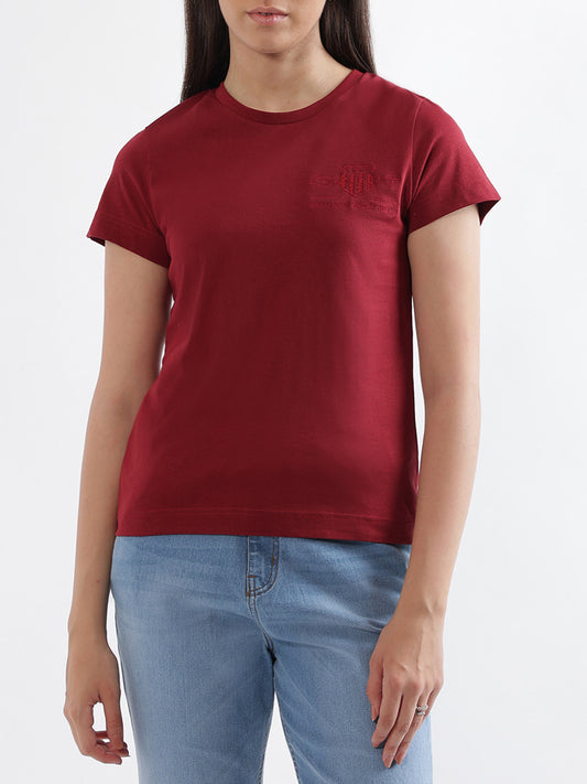 Gant Red Logo Regular Fit T-Shirt