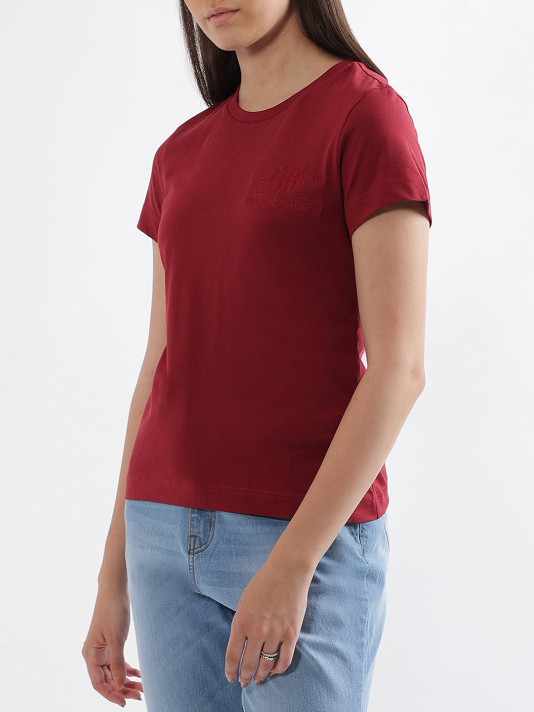 Gant Red Logo Regular Fit T-Shirt