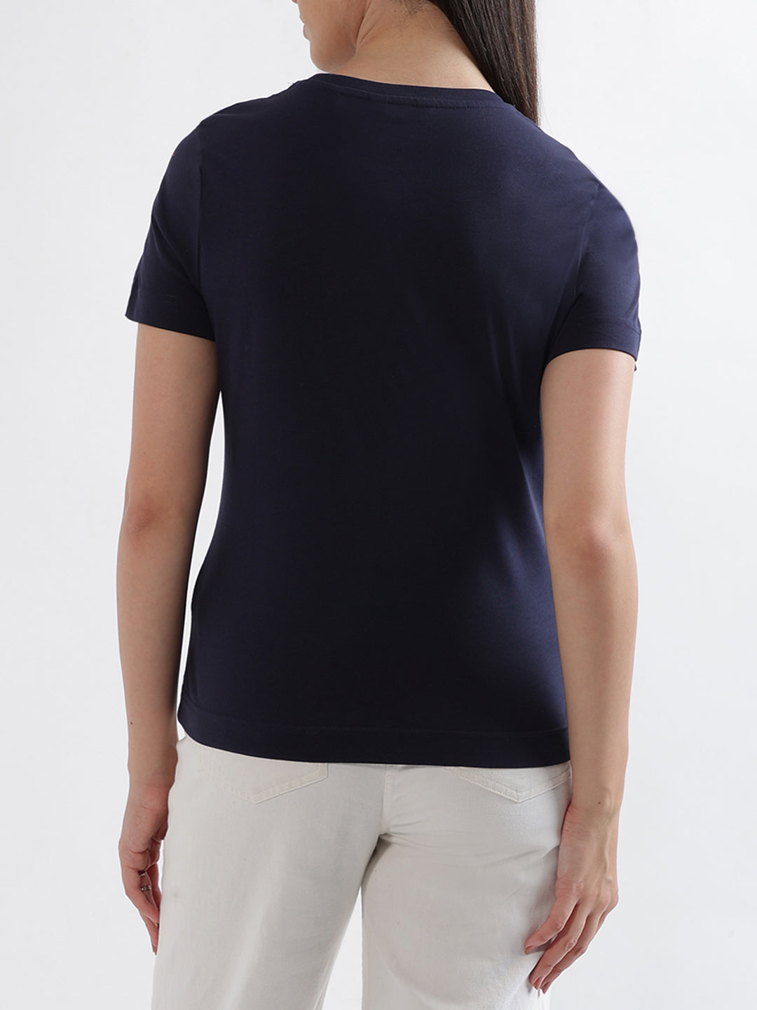 Gant Navy Logo Regular Fit T-Shirt