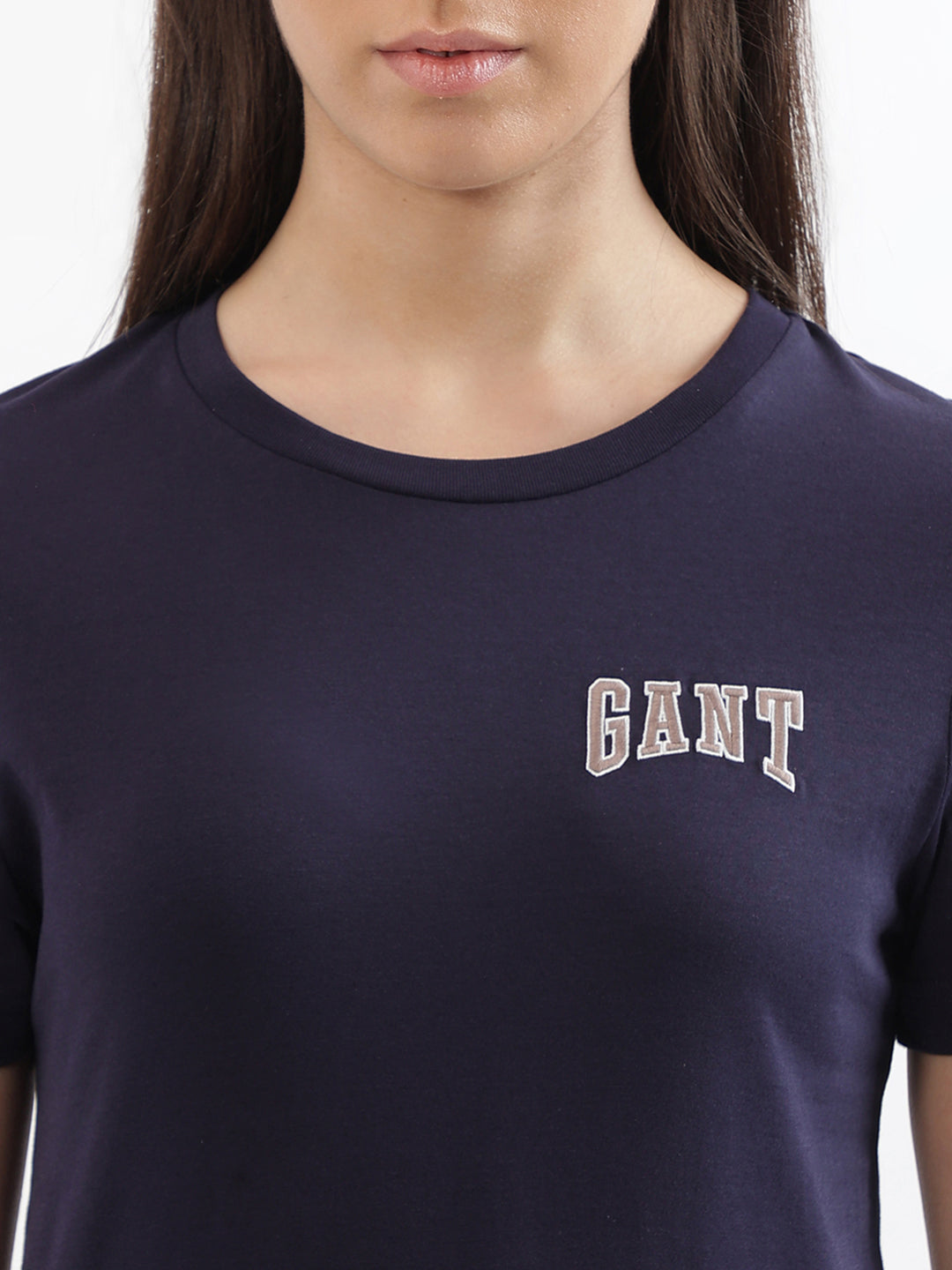 Gant Navy Logo Regular Fit T-Shirt