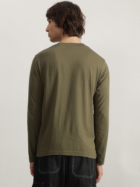 Gant Juniper Green Embroidery Regular Fit T-Shirt