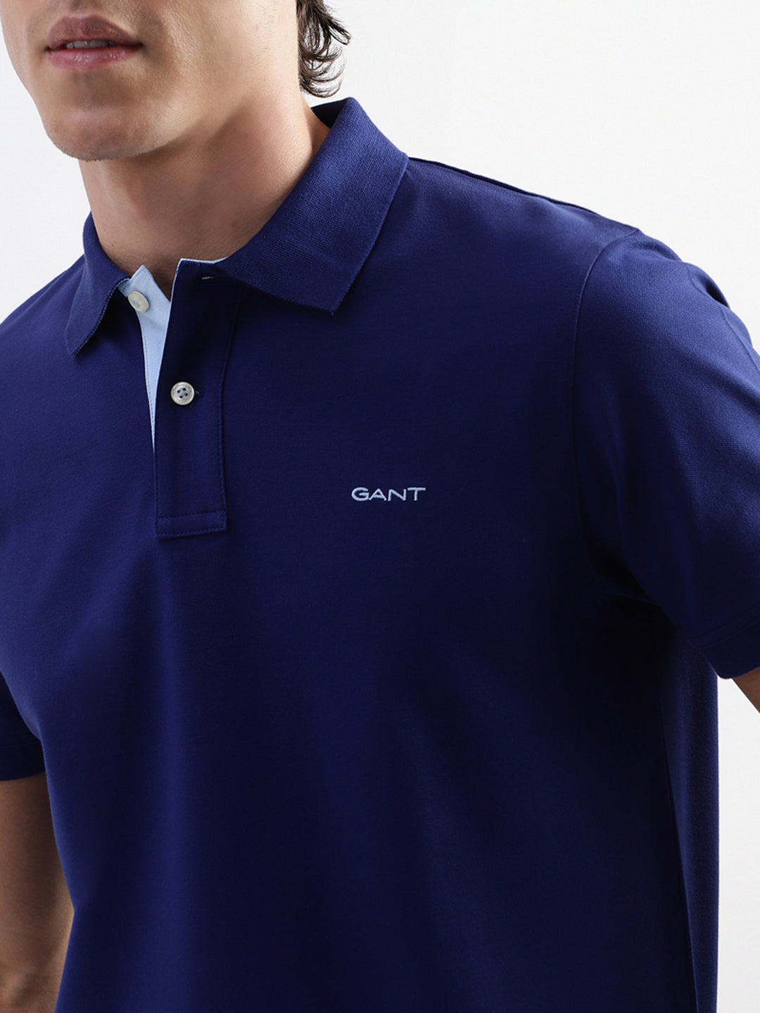 Gant Blue Regular Fit Polo T-Shirt