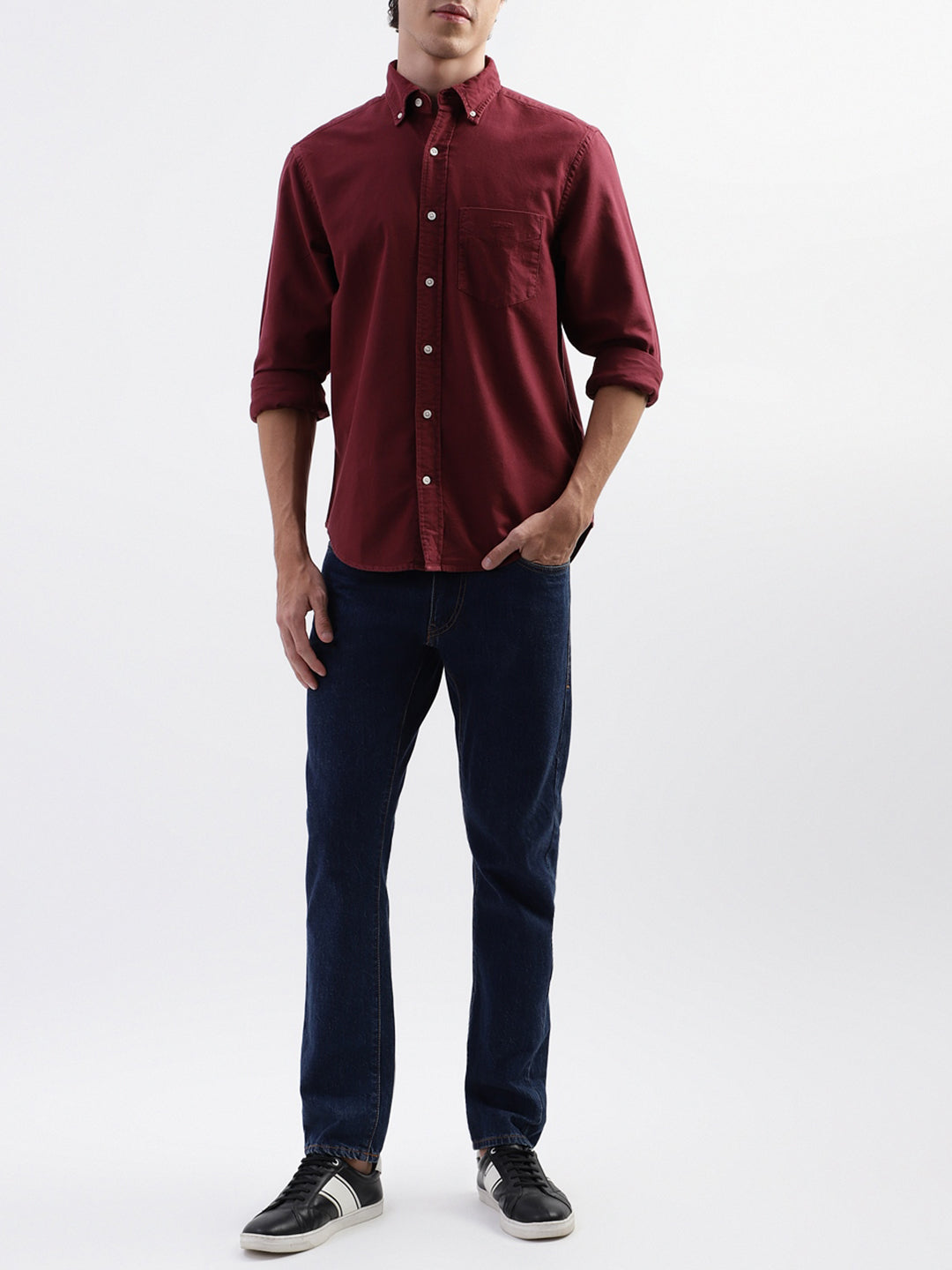 Gant Wine Regular Fit Shirt