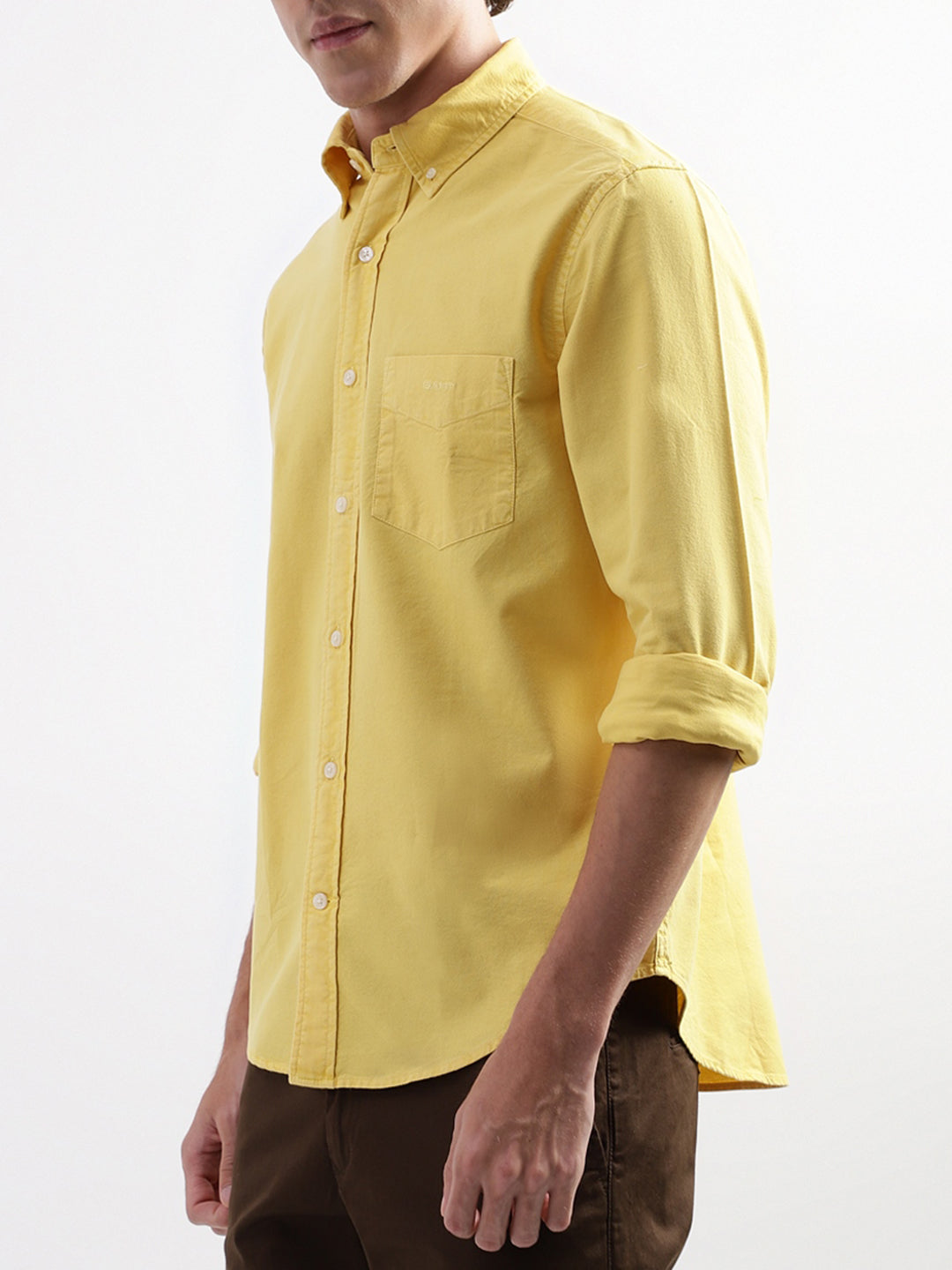 Gant Yellow Regular Fit Shirt