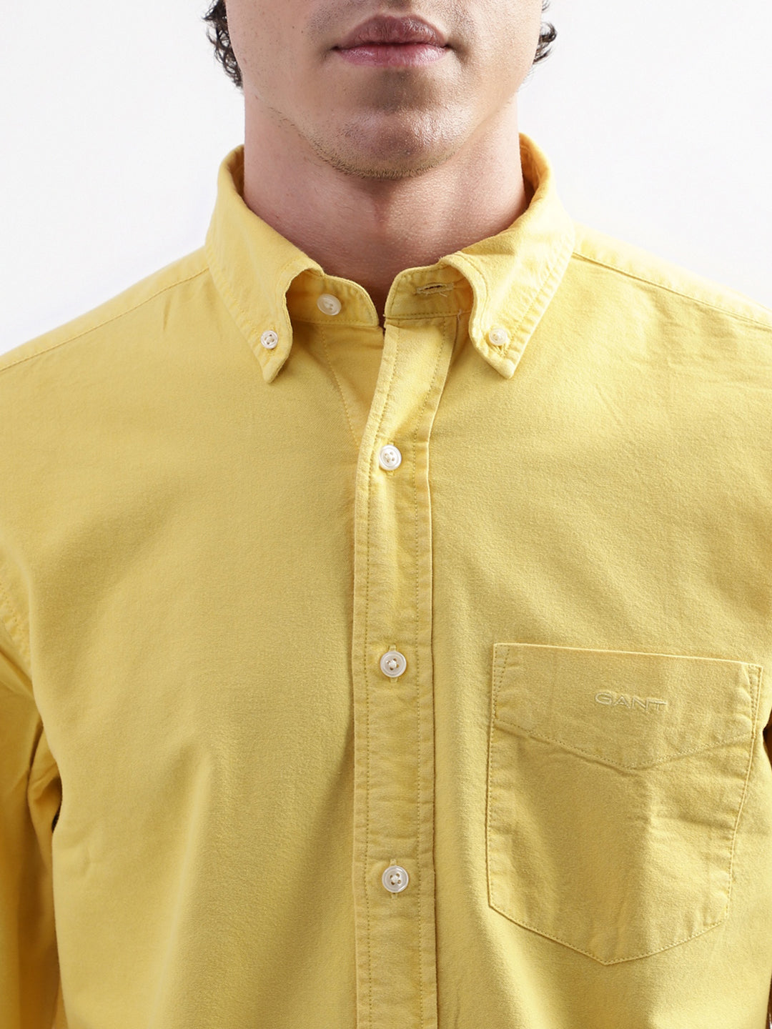 Gant Yellow Regular Fit Shirt