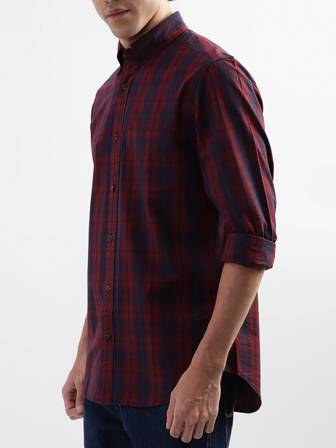 Gant Red Checked Regular Fit Shirt