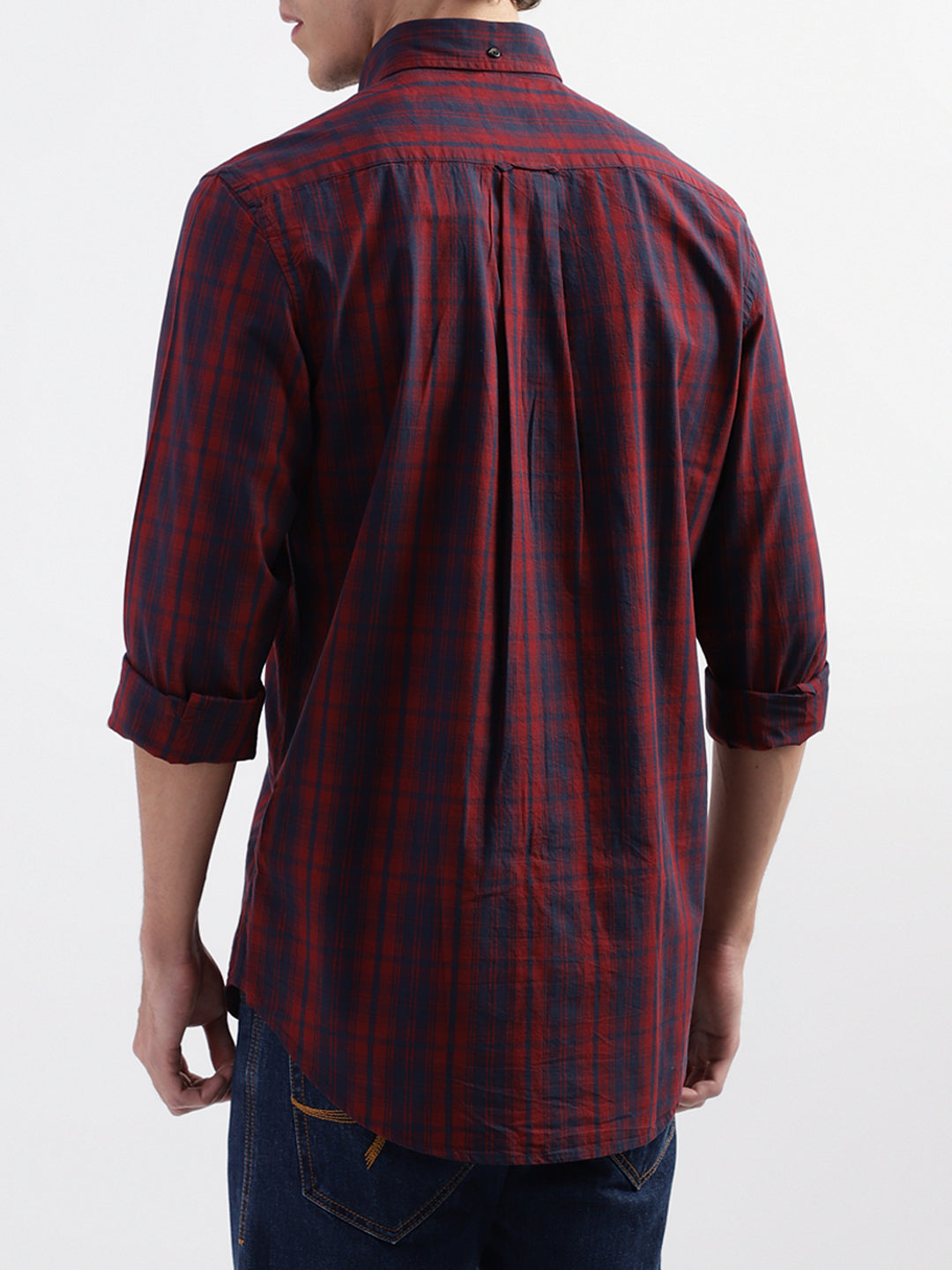 Gant Red Checked Regular Fit Shirt