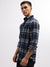 Gant Blue Fashion Checked Regular Fit Shirt