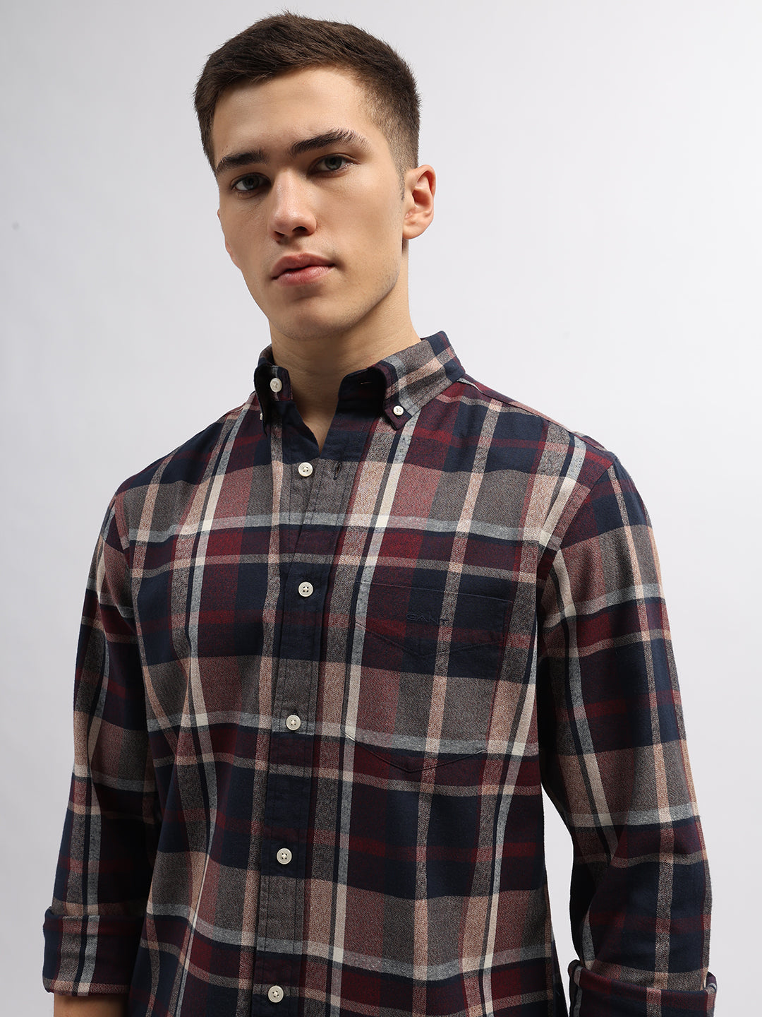 Gant Multi Fashion Checked Regular Fit Shirt