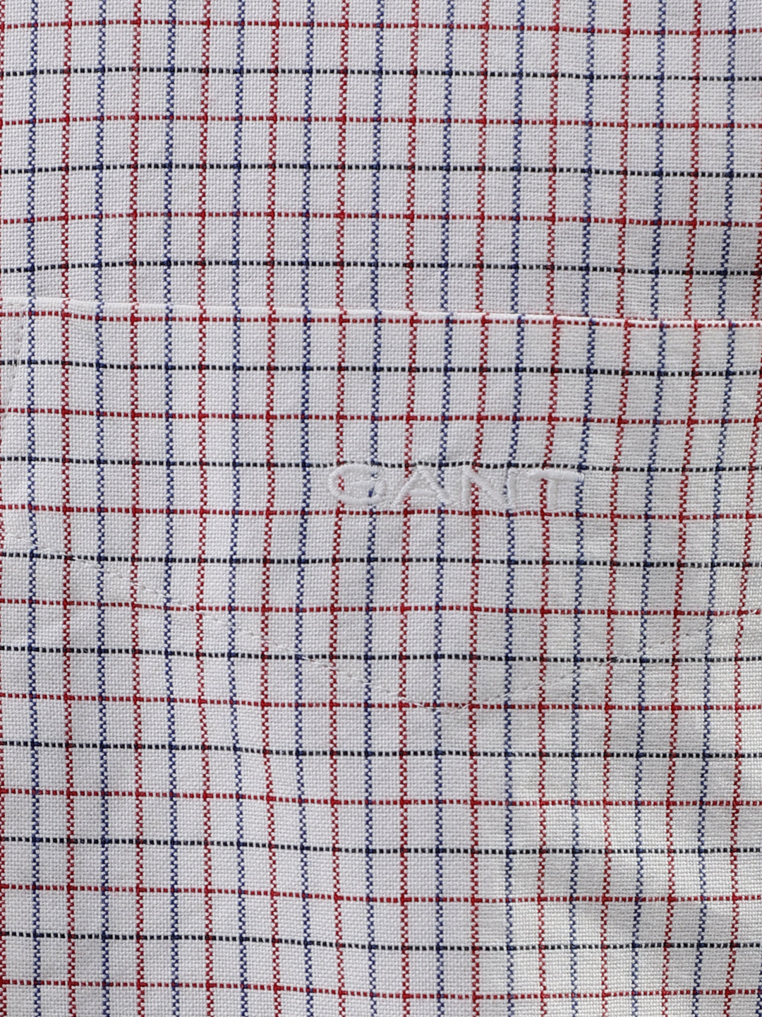 Gant White Checked Regular Fit Shirt